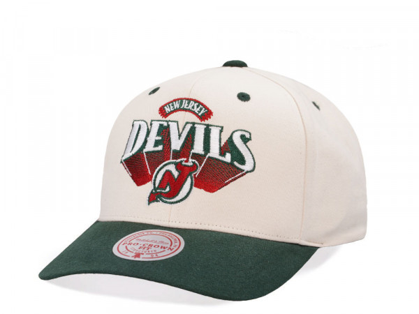 Mitchell & Ness New Jersey Devils Horizon Two Tone Pro Crown Fit Snapback Cap