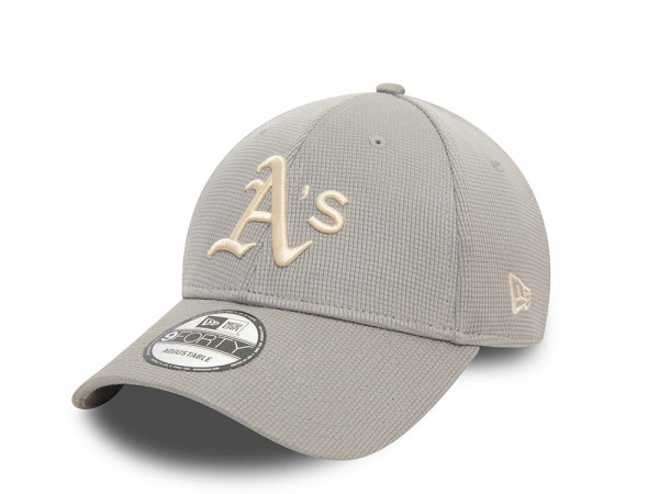 New Era Oakland Athletics Gray 9Forty Strapback Cap