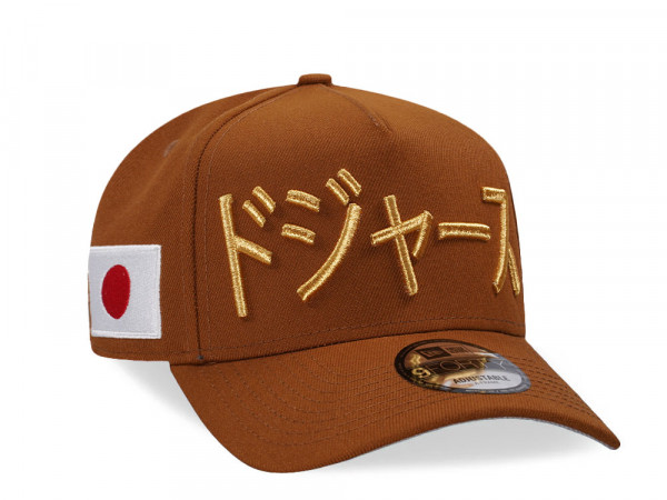 New Era Los Angeles Dodgers Kanji Gold 9Forty A Frame Snapback Cap