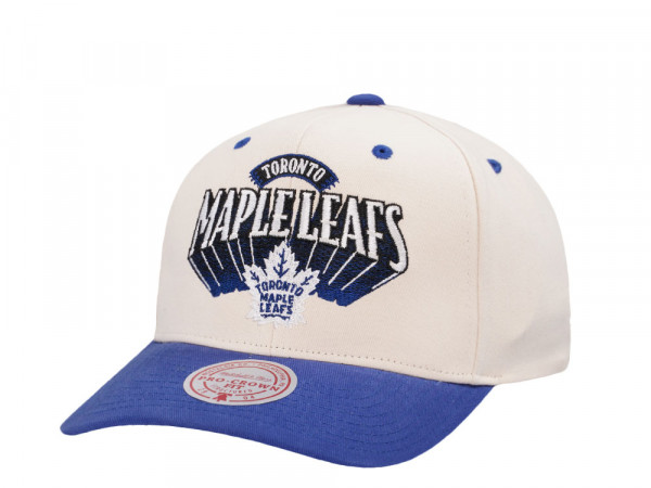 Mitchell & Ness Toronto Maple Leafs Horizon Two Tone Pro Crown Fit Snapback Cap