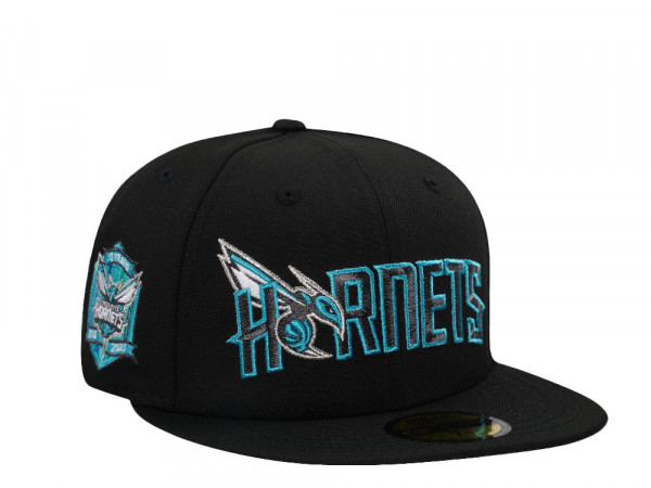 New Era Charlotte Hornets 35 Years Black Prime Edition 59Fifty Fitted Cap