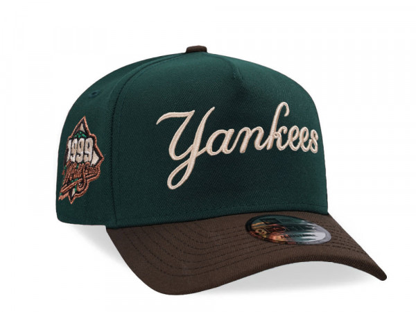 New Era New York Yankees World Series 1999 Script Two Tone 9Forty A Frame Snapback Cap