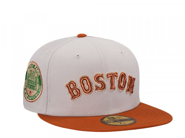 New Era Boston Red Sox Fenway Park Rusty Stone Two Tone Edition 59Fifty Fitted Cap