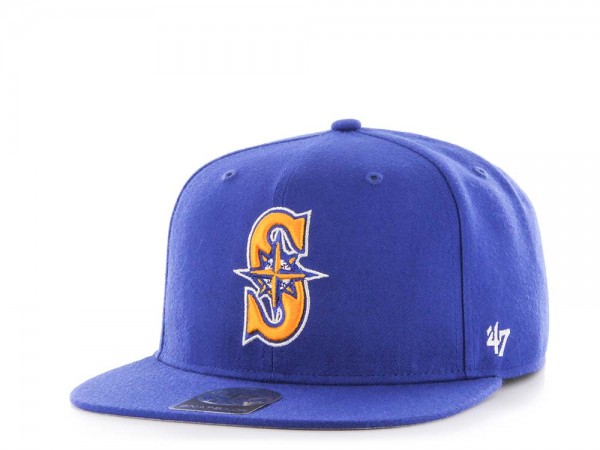 47Brand Seattle Mariners Sure Shot Captain Snapback Cap