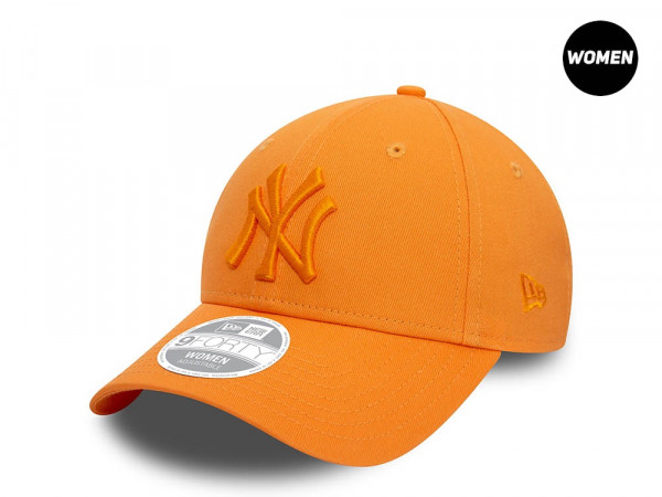 New Era New York Yankees League Pure Orange Womens 9Forty Snapback Cap