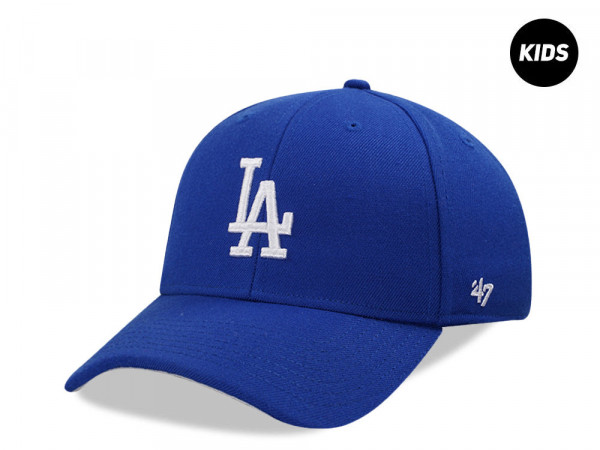 47Brand Los Angeles Dodgers Blue MVP Kids Strapback Cap