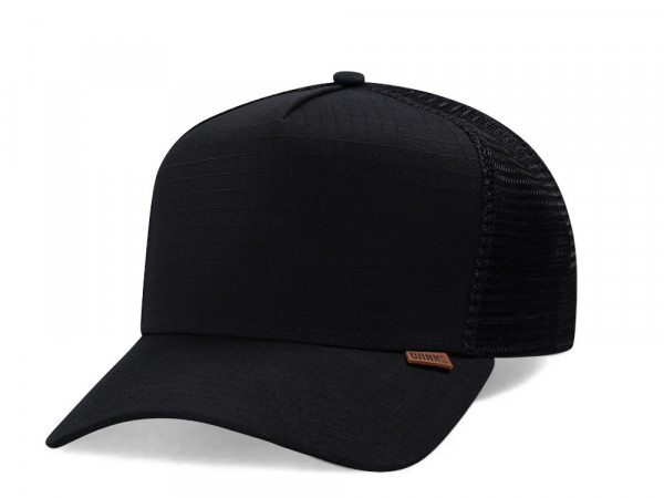 Djinns M-Ribstop Black Trucker Snapback Cap