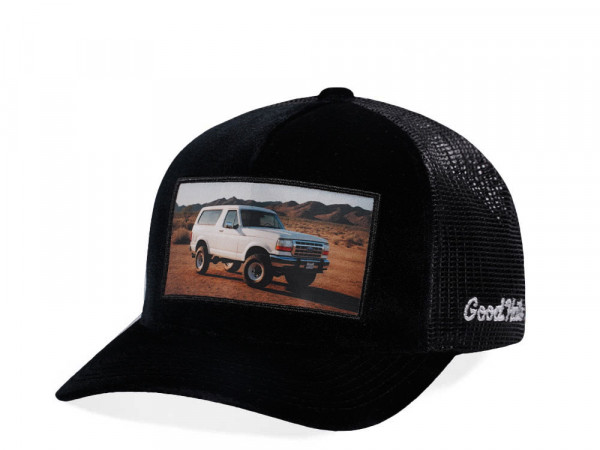 Good Hats Ford Bronco Black Velour Trucker Edition Snapback Cap