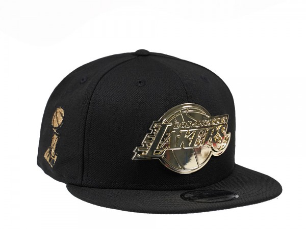 New Era Los Angeles Lakers Champions Gold Metal Edition 9Fifty Snapback Cap