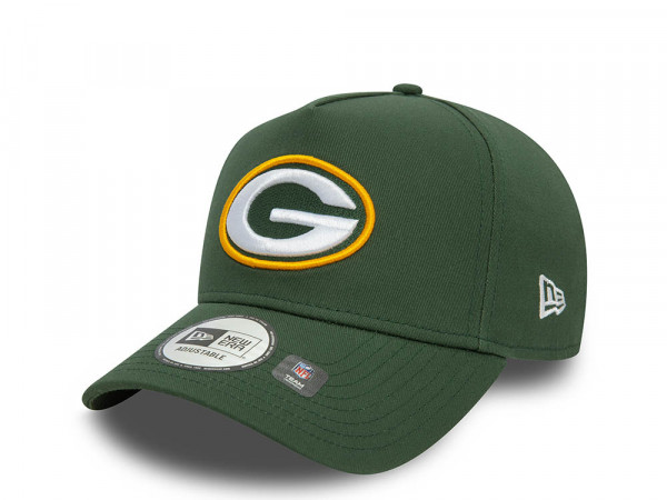 New Era Green Bay Packers Green A Frame Snapback Cap